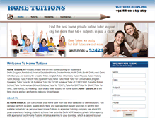 Tablet Screenshot of hometuitions.in